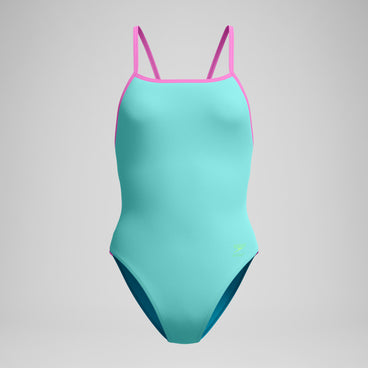 Women's Tri Back Swimsuit Blue