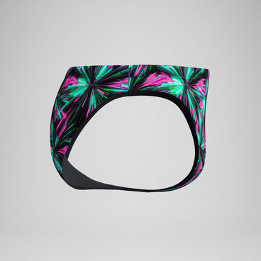 Men's Club Training Printed Brief Green/Black