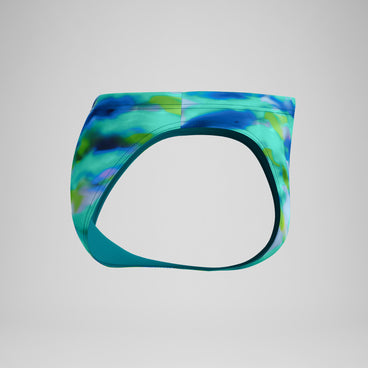 Men's Club Training Printed Brief Green/Blue
