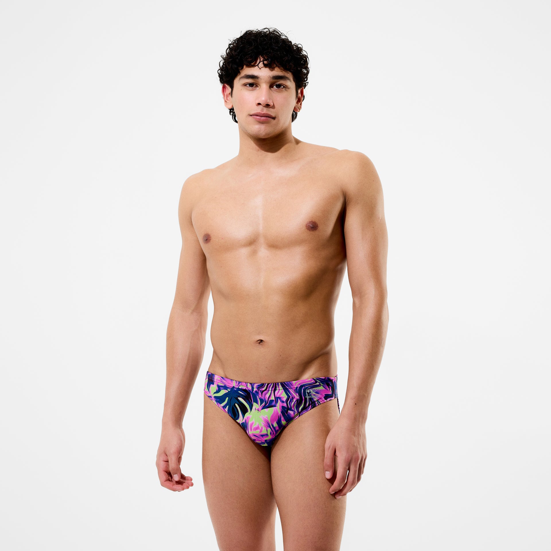 Club Training Printed Brief Pink Navy