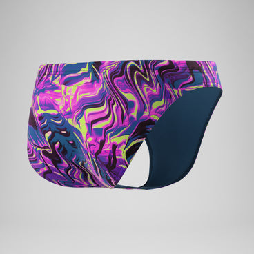 Men's Club Training Printed Brief Pink/Navy