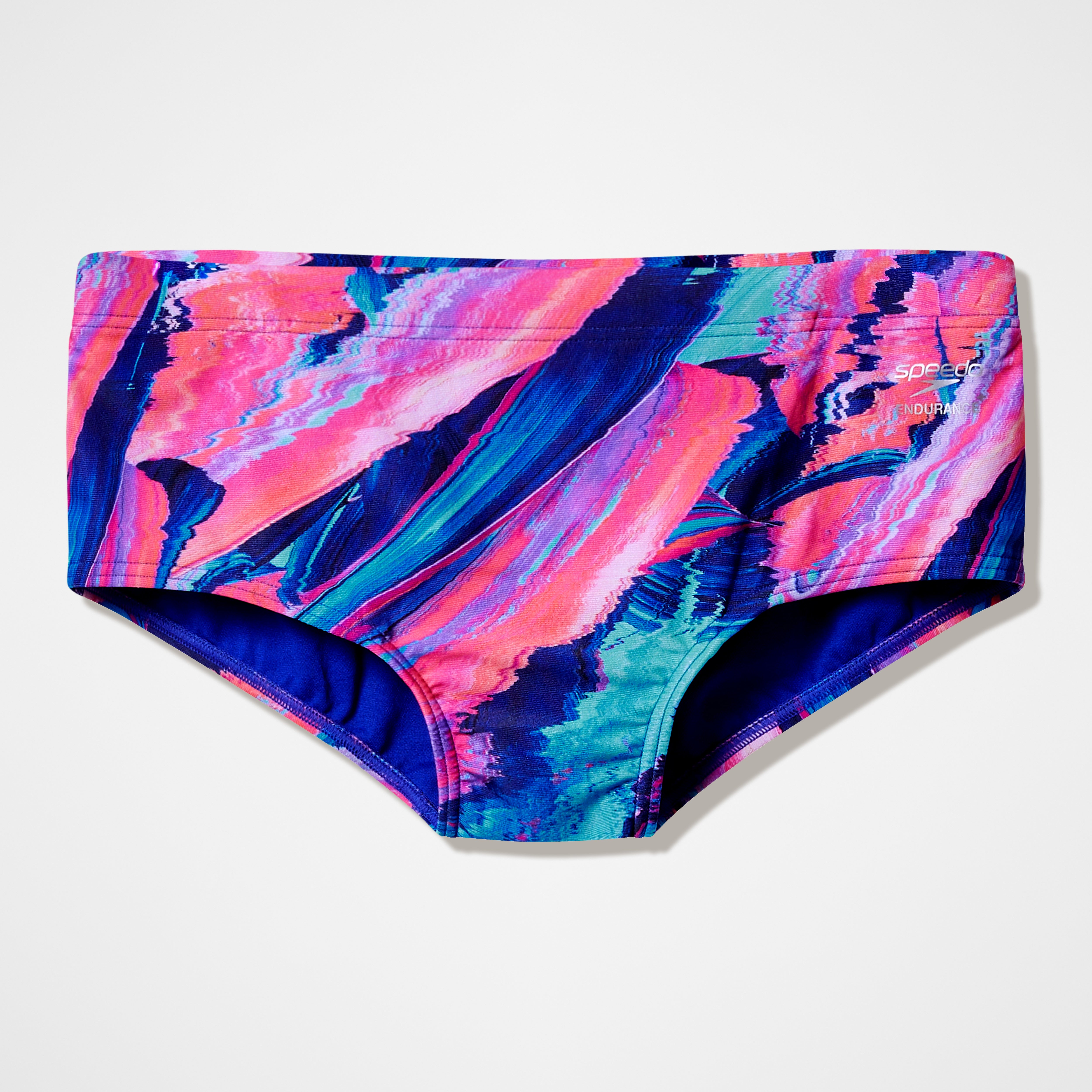 Men's Club Training Printed Brief Blue/Pink | Speedo