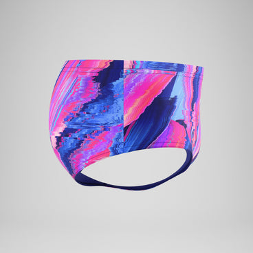 Men's Club Training Printed Brief Blue/Pink