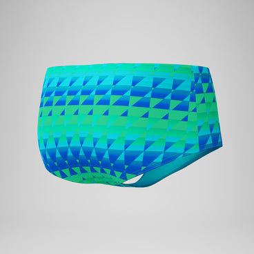 Men's Printed Brief Blue