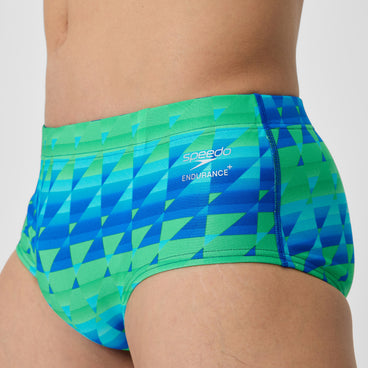Men's Printed Brief Blue
