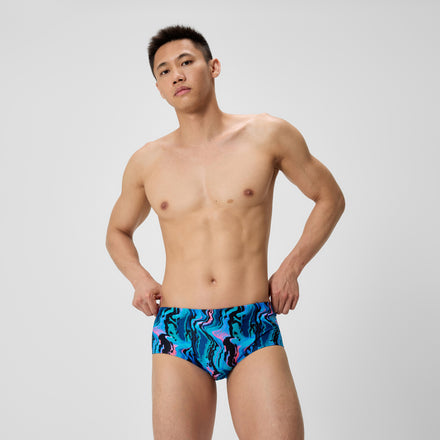 Men's Printed Brief Black