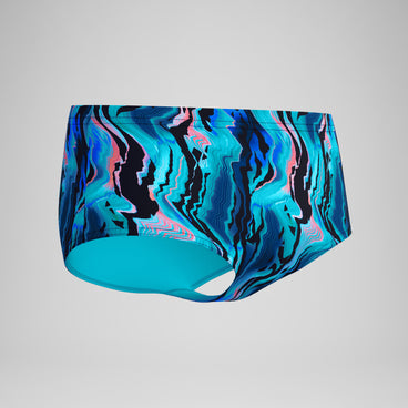 Men's Printed Brief Black