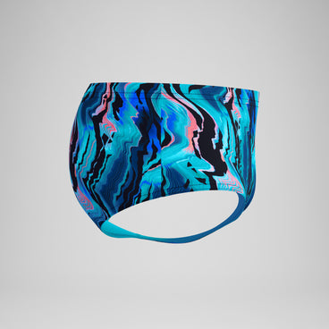 Men's Printed Brief Black