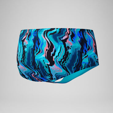 Men's Printed Brief Black
