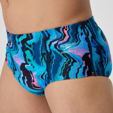 Men's Printed Brief Black