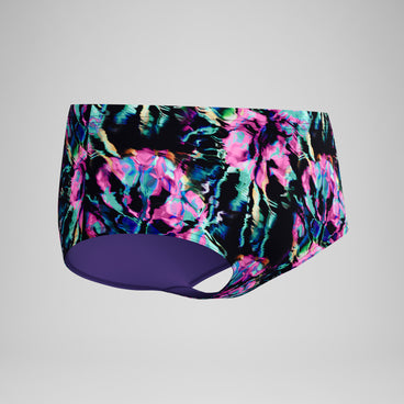 Men's Printed Brief Black