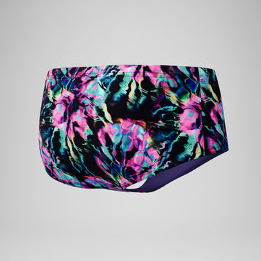 Men's Printed Brief Black