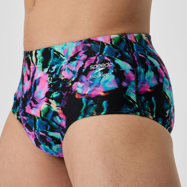 Men's Printed Brief Black