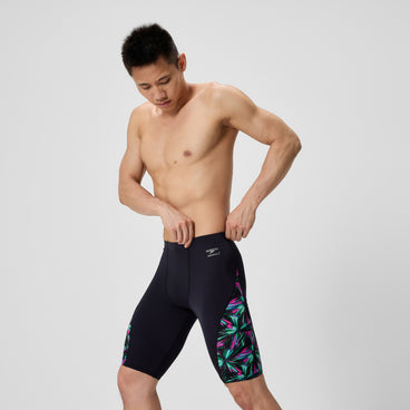 Men's Club Training Spliced Jammer Black/Green