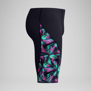Men's Club Training Spliced Jammer Black/Green