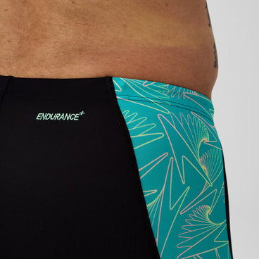 Men's Hyperboom Panel Jammer Black/Turquoise