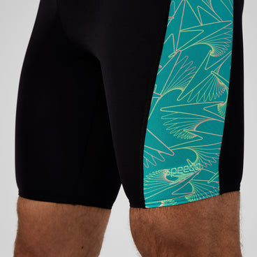Men's Hyperboom Panel Jammer Black/Turquoise