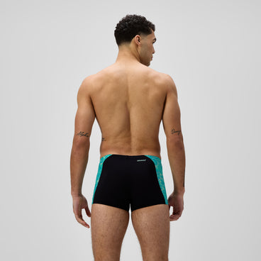 Men's Hyperboom Panel Aquashort Black/Turquoise