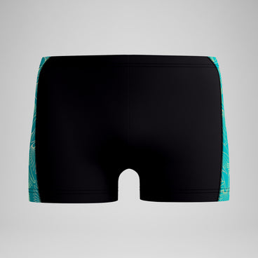 Men's Hyperboom Panel Aquashort Black/Turquoise