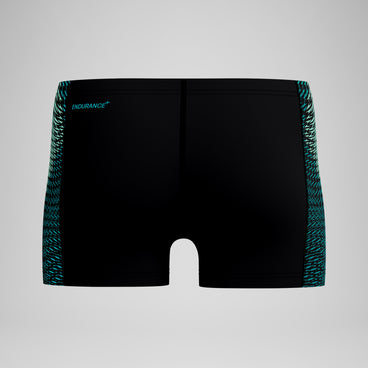Men's Endurance+ MAX Tech Panel Aquashort Black/Turquoise