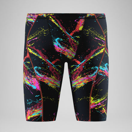 Male Fastskin HyperSpark Printed Jammer Black/Red