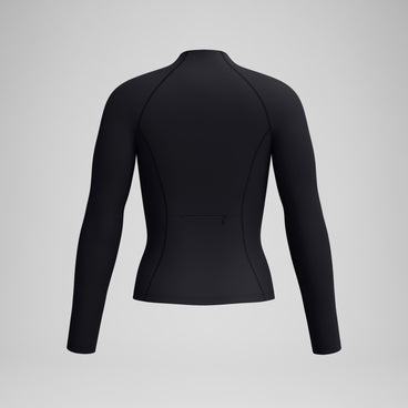 Women's Long Sleeve Rashguard Black/Dark Gray