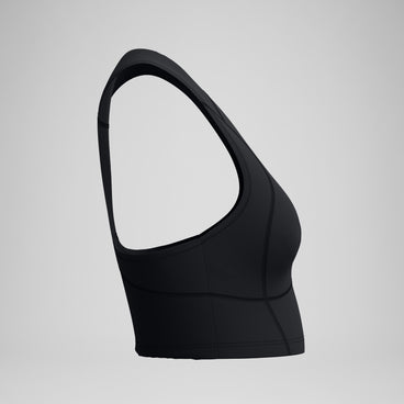 Women's Ocean Flex Crop Top Black