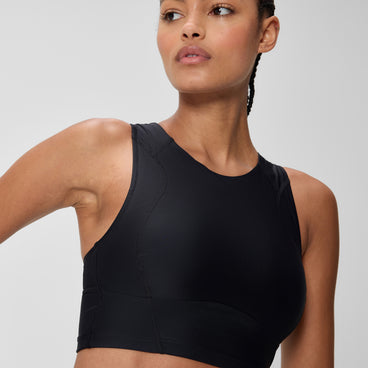 Women's Ocean Flex Crop Top Black