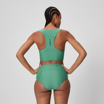 Women's Ocean Flex Crop Top Green