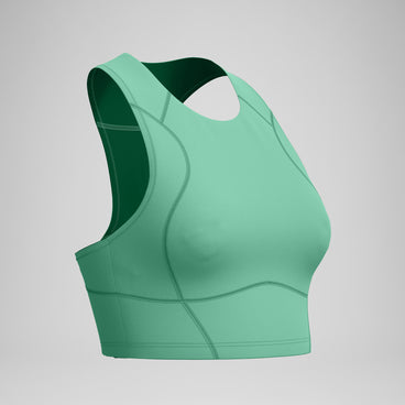 Women's Ocean Flex Crop Top Green
