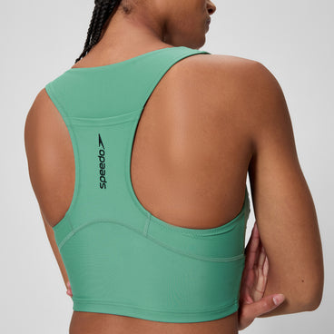 Women's Ocean Flex Crop Top Green