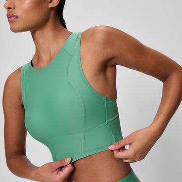 Women's Ocean Flex Crop Top Green