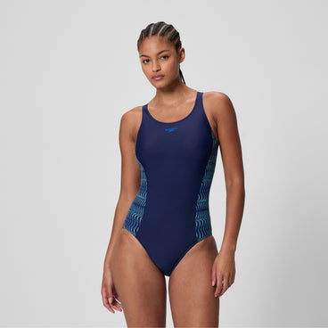Women's Medalist Placement Swimsuit Navy/Blue