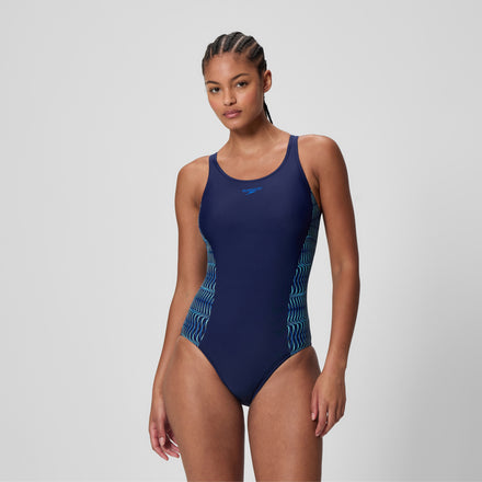 Women's Medalist Placement Swimsuit Navy/Blue