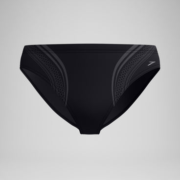 Men's Printed V Class Movement Brief Black