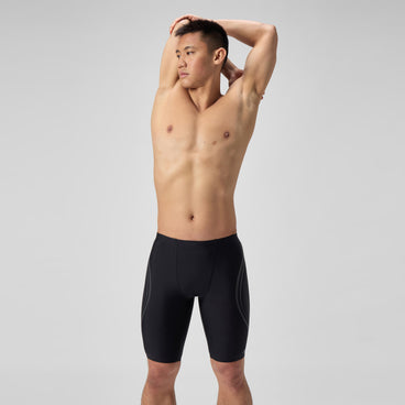 Men's Printed V Class Movement Jammer Black