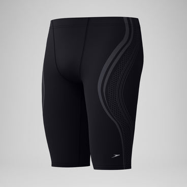 Men's Printed V Class Movement Jammer Black