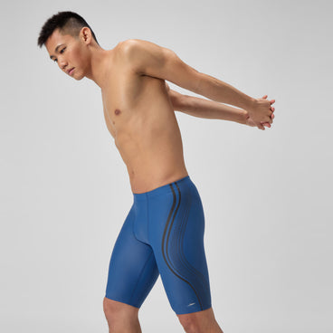 Men's Printed V Class Movement Jammer Blue