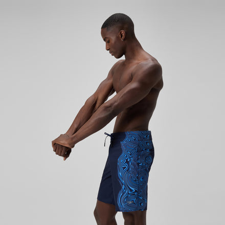 Men's Lookout Printed Boardshorts Navy/Blue