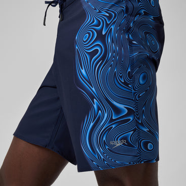 Men's Lookout Printed Boardshorts Navy/Blue