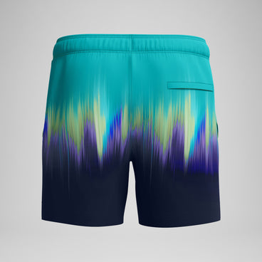 Men's Redondo Edge Printed Swim Shorts Green/Blue