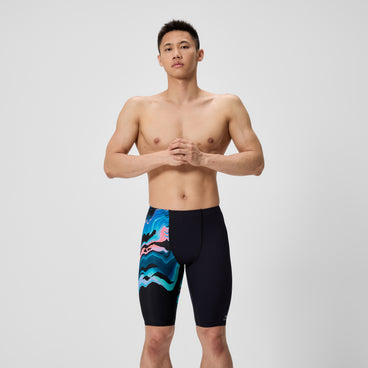 Men's Club Training Printed Jammer Black/Blue