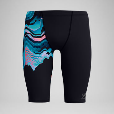 Men's Club Training Printed Jammer Black/Blue