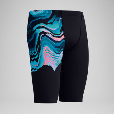 Men's Club Training Printed Jammer Black/Blue