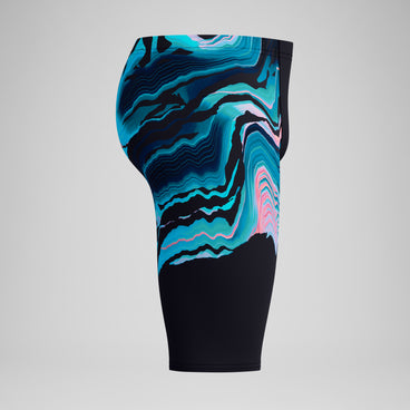Men's Club Training Printed Jammer Black/Blue