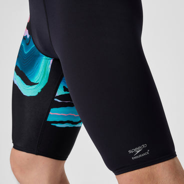 Men's Club Training Printed Jammer Black/Blue