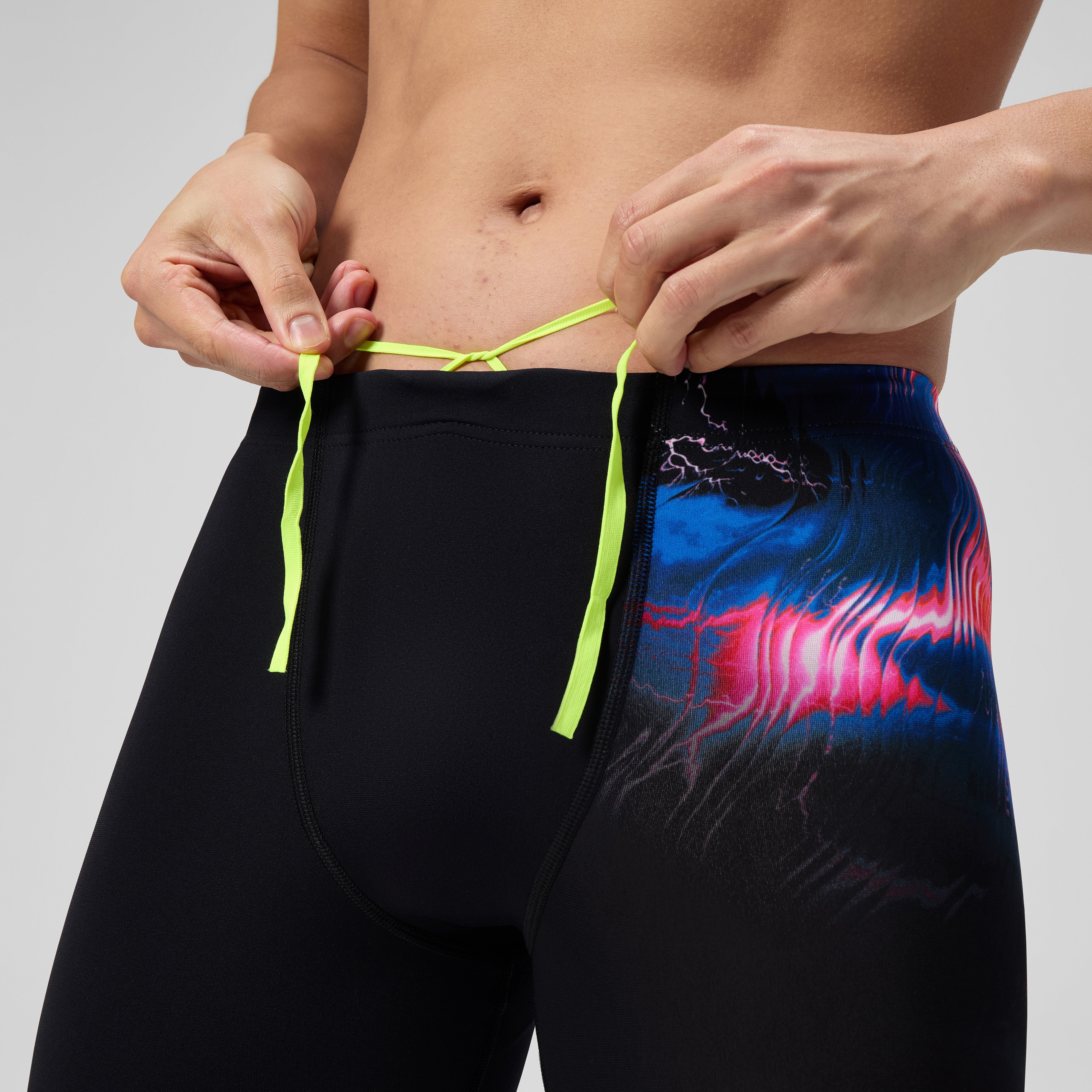 Men's Club Training Printed Jammer Black | Speedo