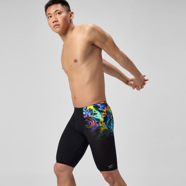 Men's Club Training Printed Jammer Black/Green