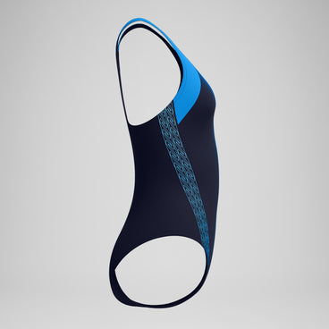 Women's Placement Laneback Swimsuit Navy/Blue