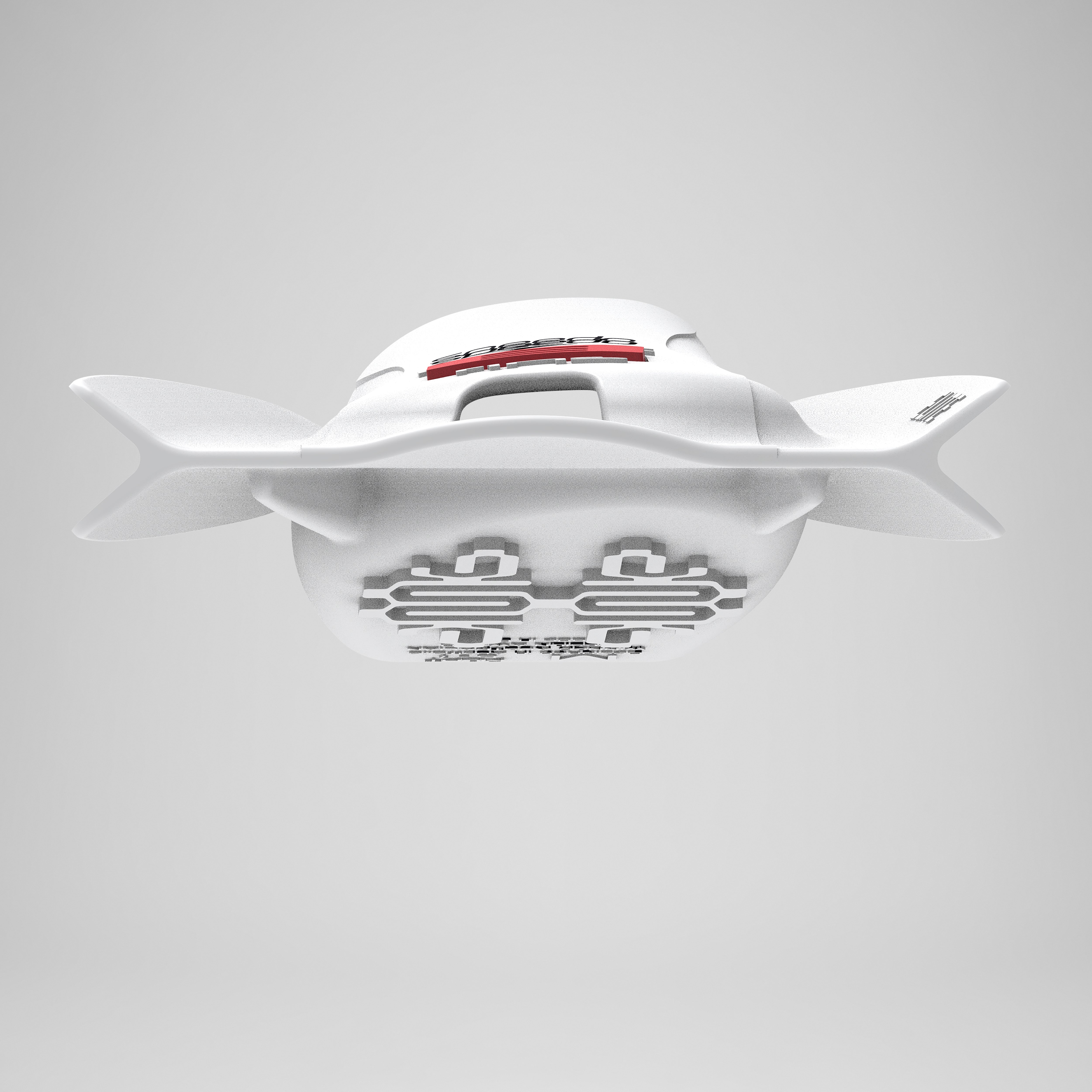 Speedo DMC Elite ボディボードフィン ホワイト Lサイズ Speedo DMC Elite Fin White/Red